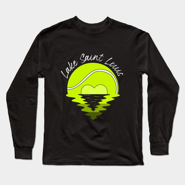 Lake Saint Louis Sunset Long Sleeve T-Shirt by Harbor Bend Designs